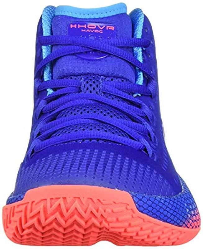 Under Armour Ua Hovr Havoc 2 Basketball Shoes in Blue for