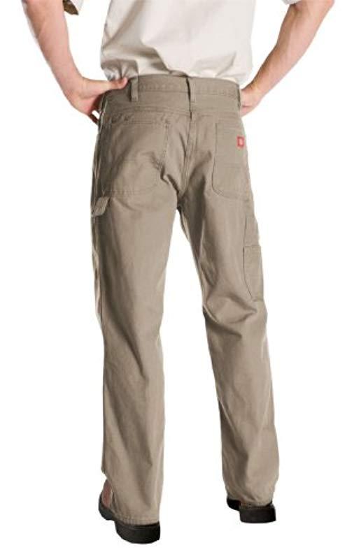 Dickies Relaxed Fit Straight-leg Duck Carpenter Jean in Black for Men - Lyst