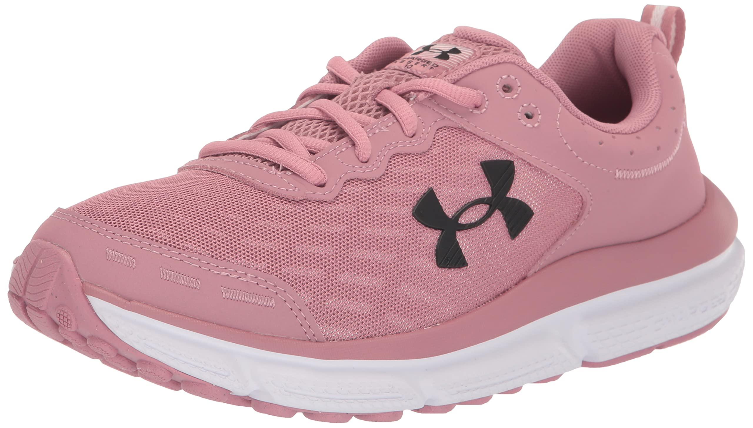 Under Armour Charged Assert 10 D Running Shoe, in Pink | Lyst