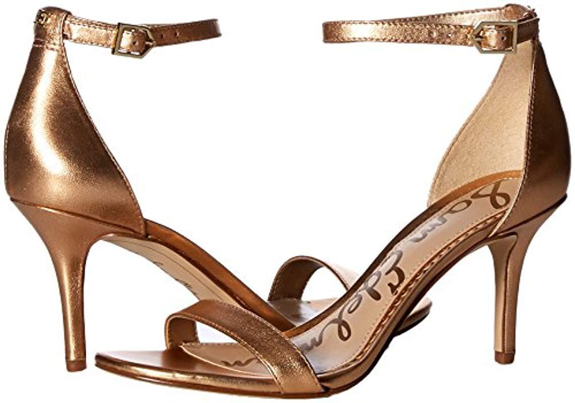 metallic copper heels
