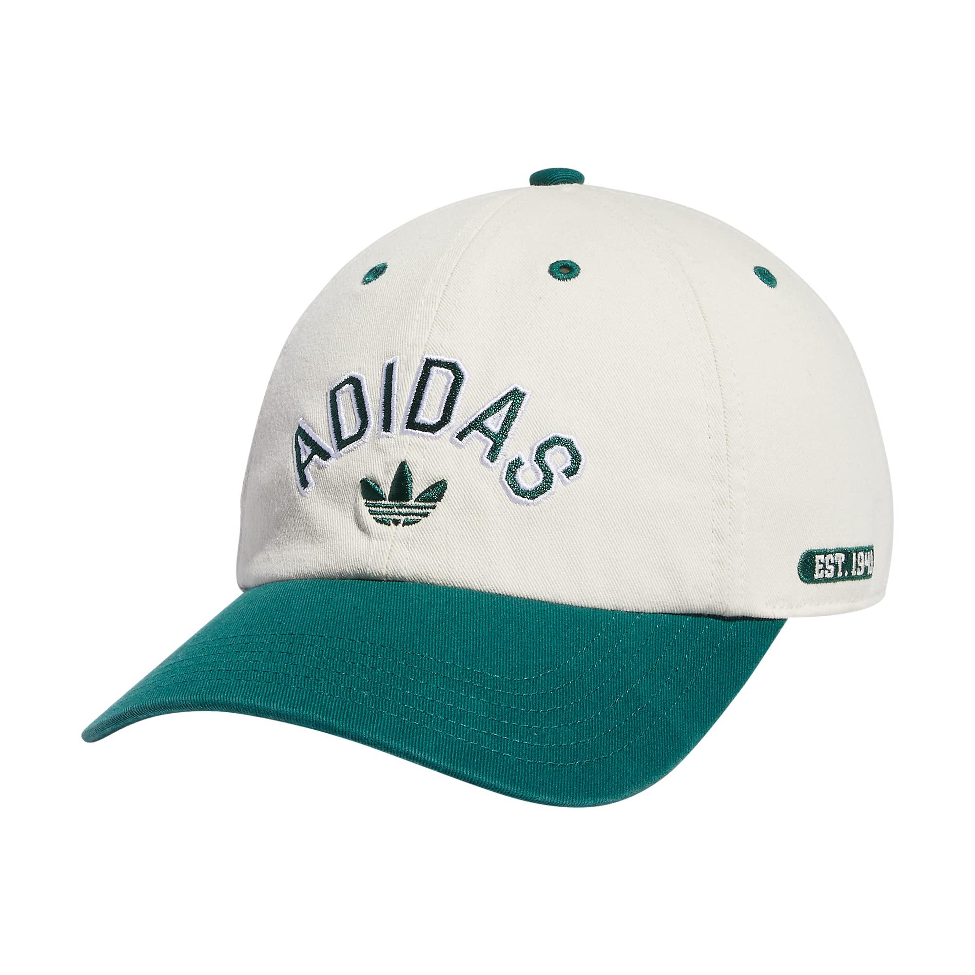 adidas Originals New Prep Relaxed Adjustable Fit Washed Cotton Hat in Green  for Men | Lyst