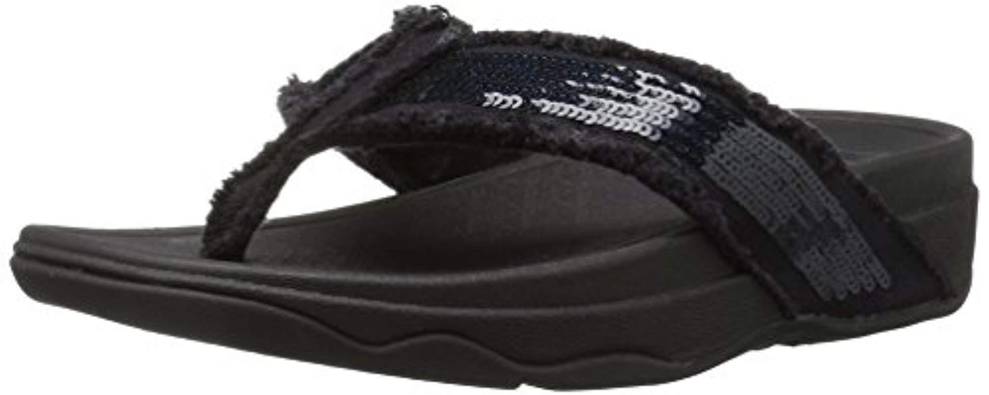 Fitflop S Surfa Sequin Surfa Sequin Black | Lyst