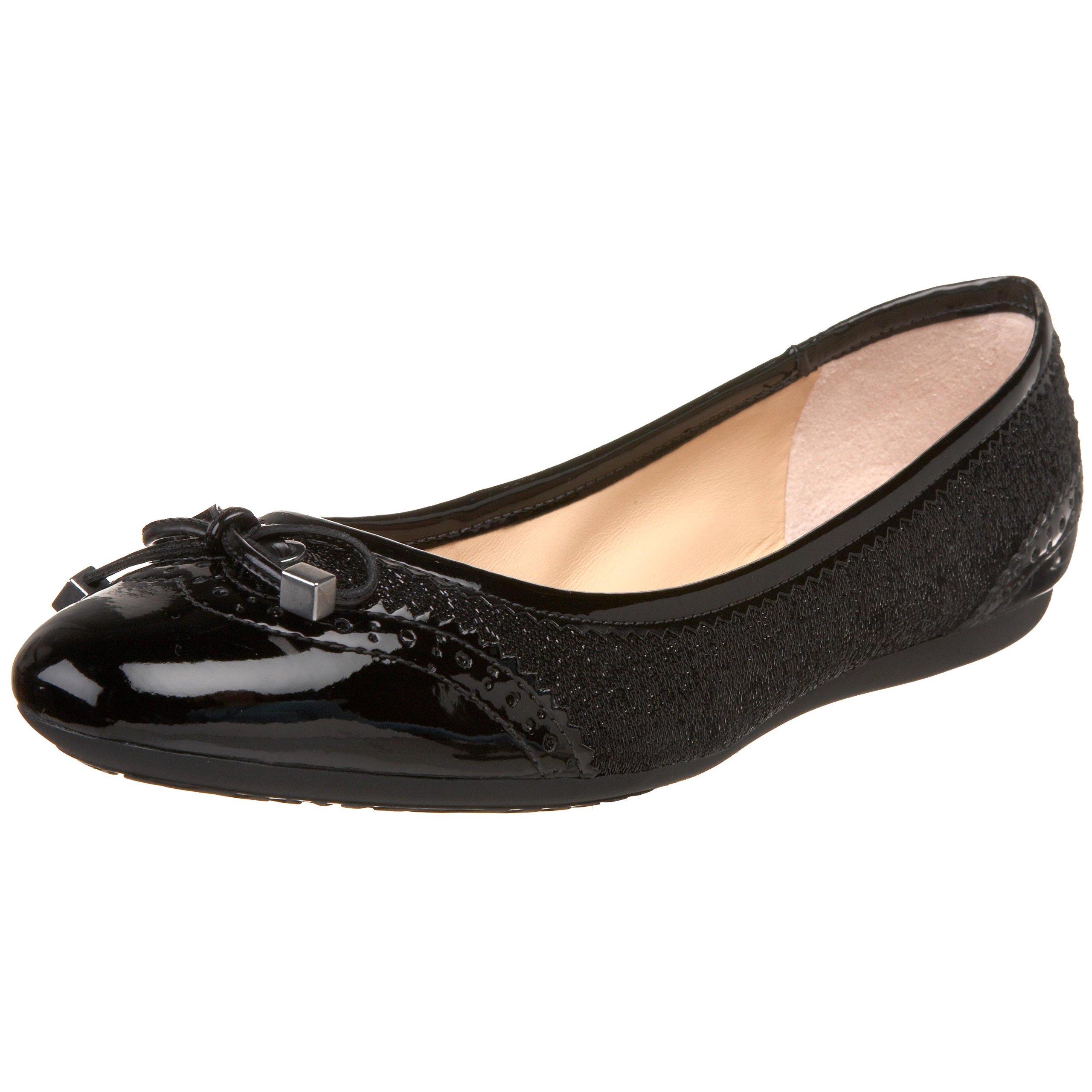 Geox Donna Lola Ballet Flat black Silver 36 Eu 6 B m Us Lyst