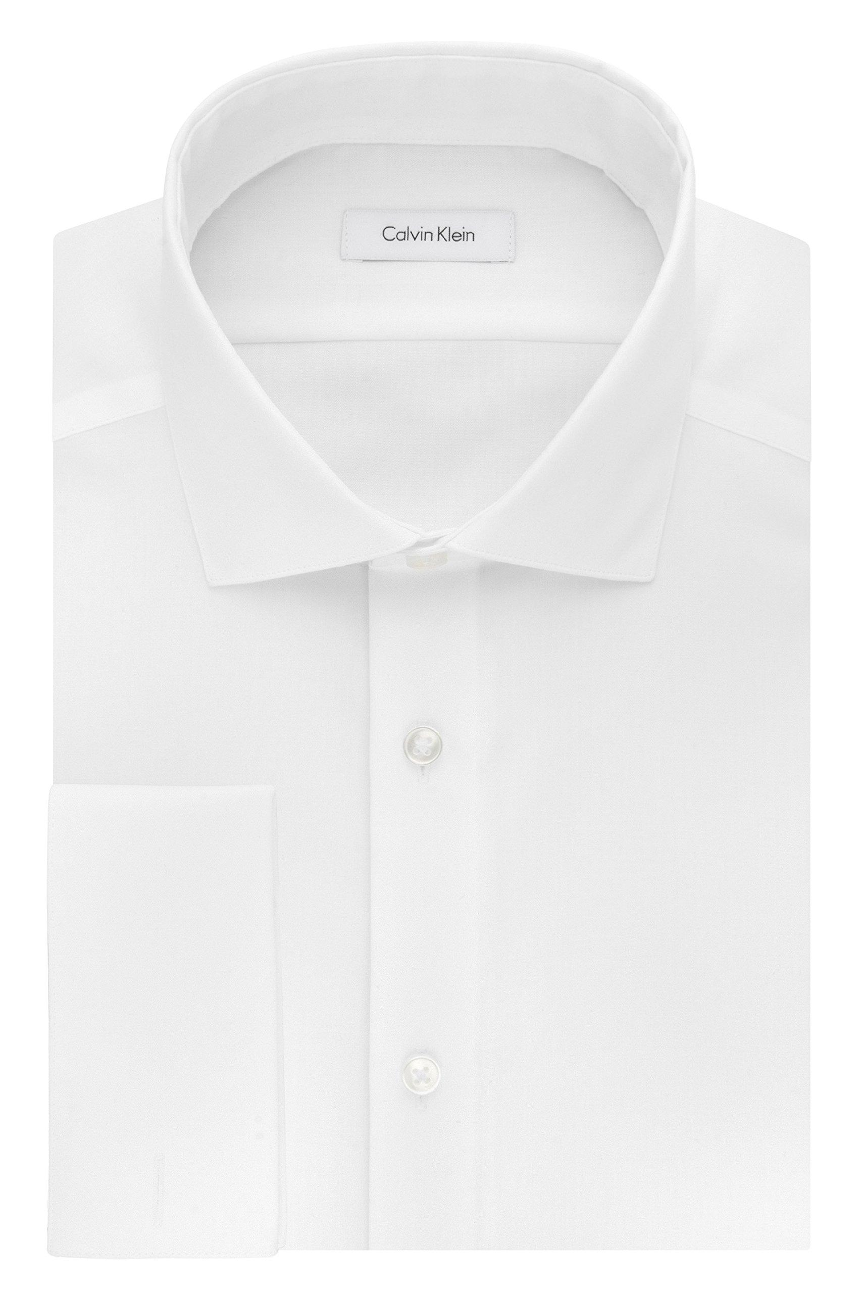 Buttoned Down Mens Classic-fit French Cuff Micro Twill Non-Iron Dress Shirt