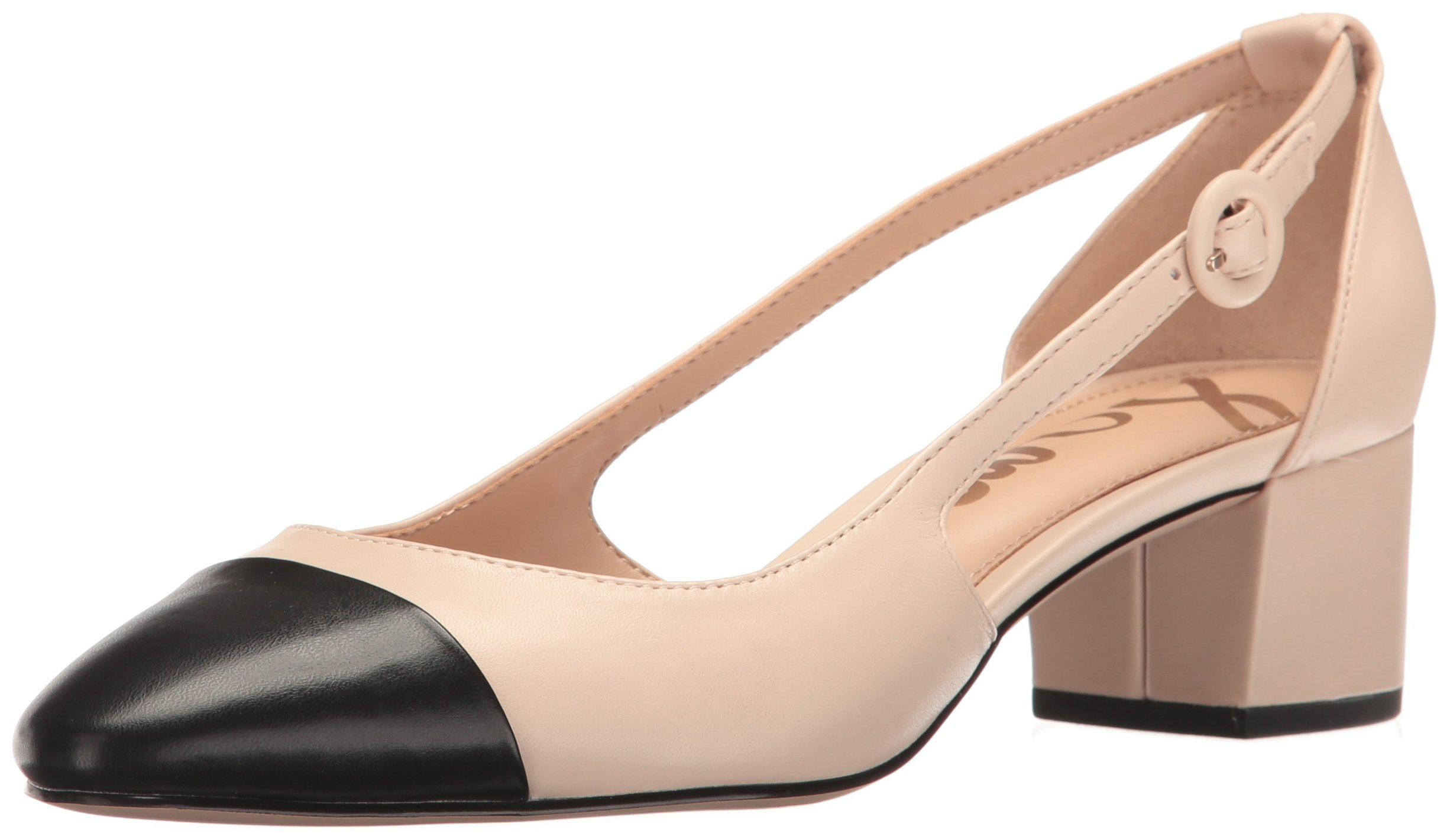 The Cap Toe Halter Back Pump in Pudding Black – Shoes 'N' More