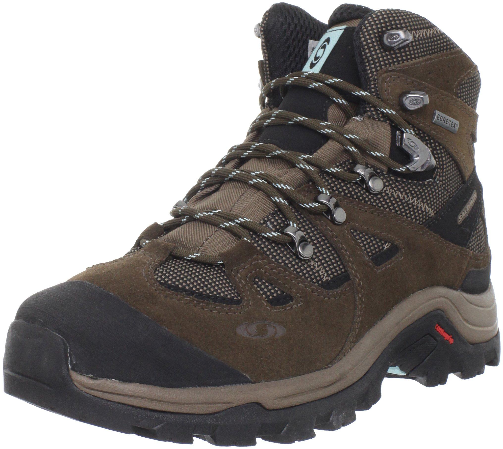 Salomon Discovery Gtx Hiking Boot,absolute Brown-x/burro/aqua Tint,8 M Us  in Black | Lyst