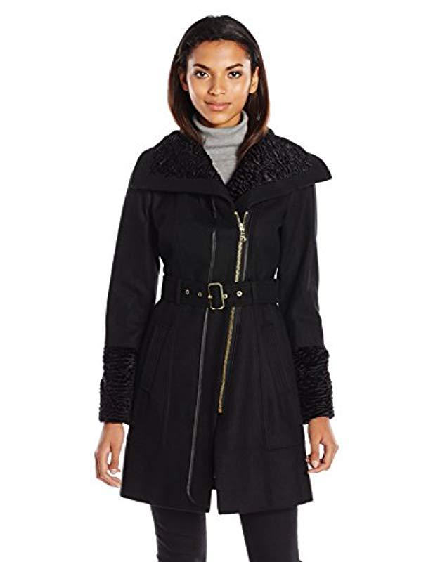 women's wool zip coat