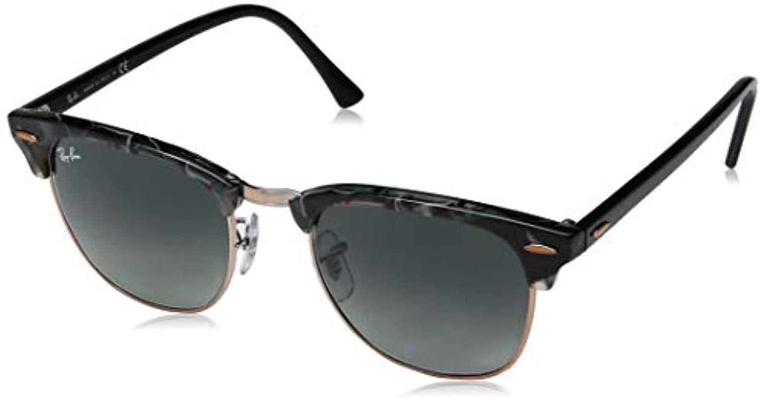 Ray Ban Clubmaster Square Sunglasses Spotted Grey Green 50 4 Mm In Gray Lyst Ray Ban Clubmaster Square Sunglasses Spotted Grey Green 50 4 Mm In Gray Lyst