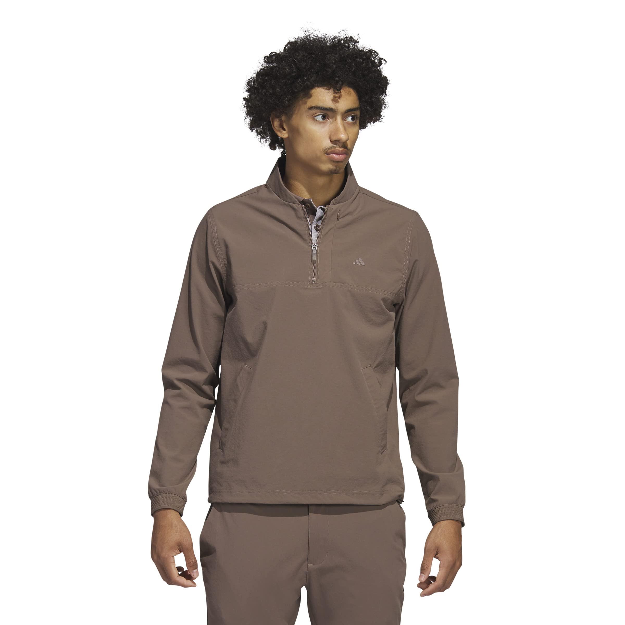 Adidas half zip golf pullover mens clearance