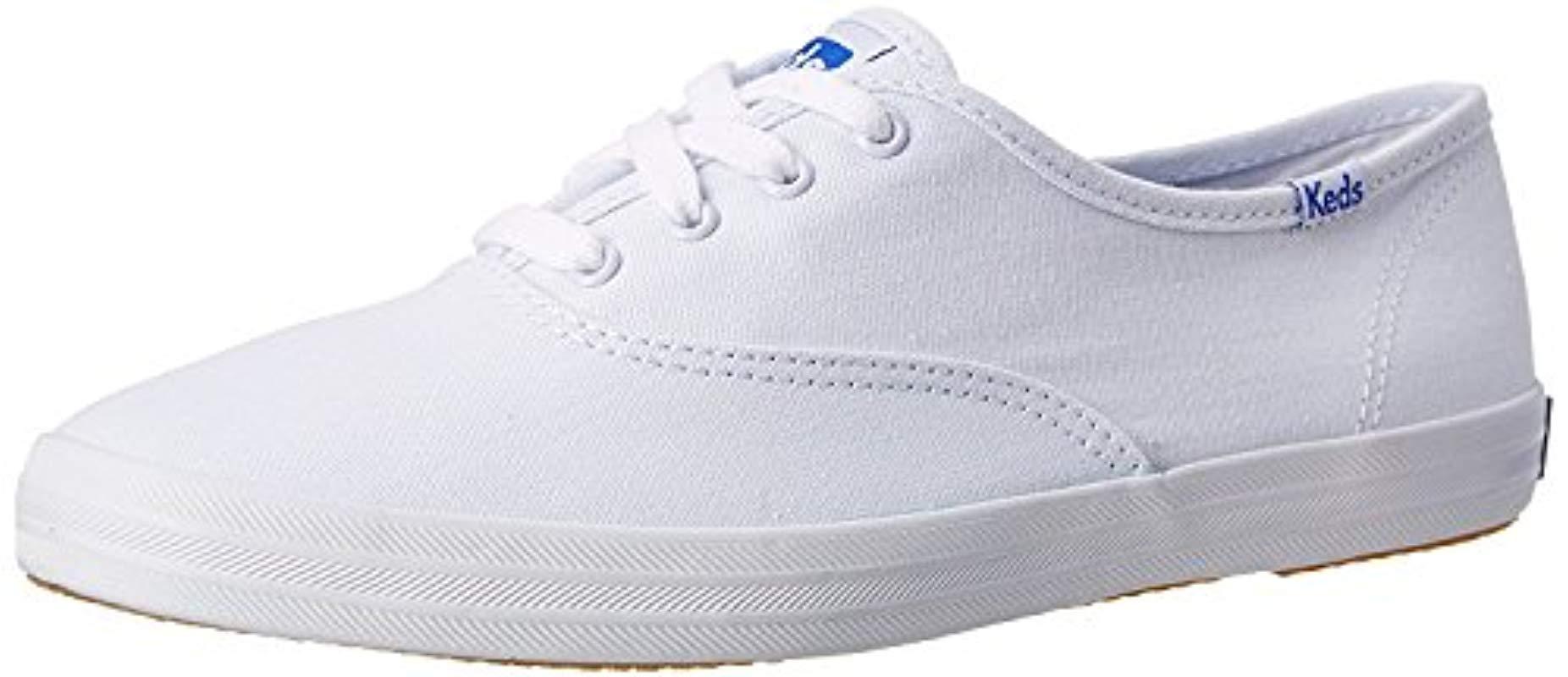 Keds Champion Original Leather Lace-up Sneaker, White Leather, 7.5 S Us ...