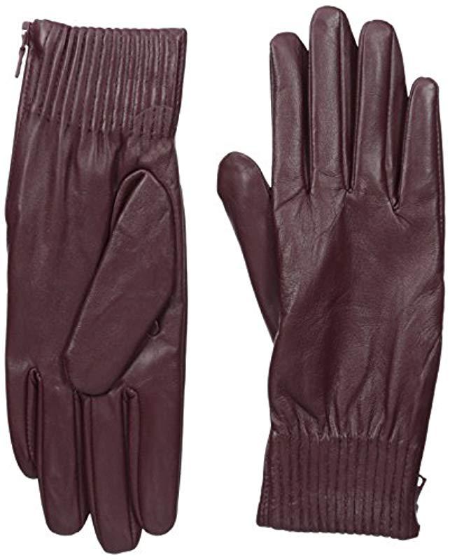 Lacoste Gloves in Purple - Lyst
