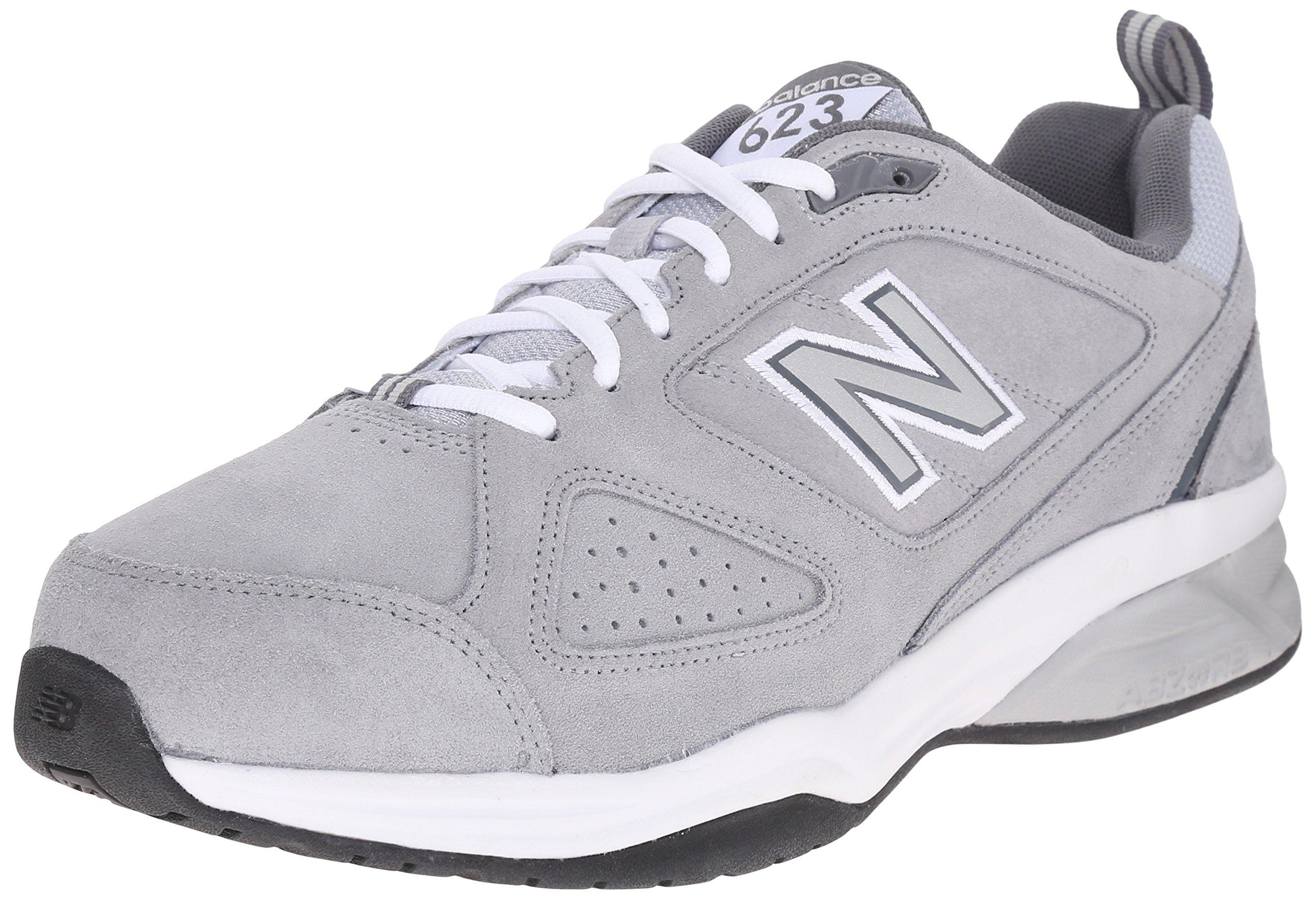 New Balance Leather 623 V3 Casual Comfort Cross Trainer in Grey (Gray ...