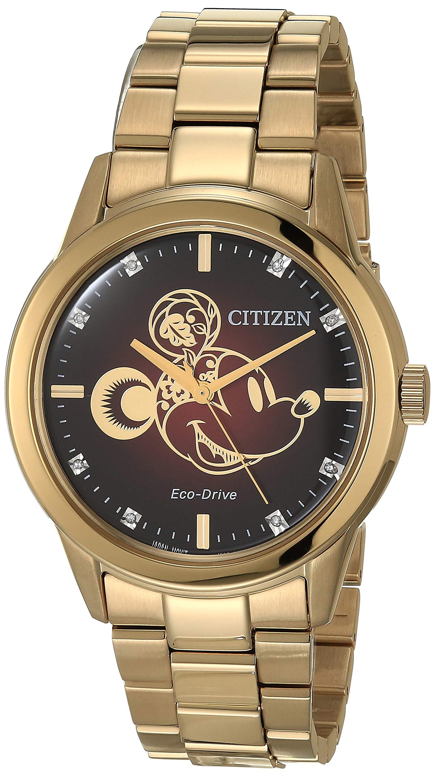 citizen eco drive watch gold