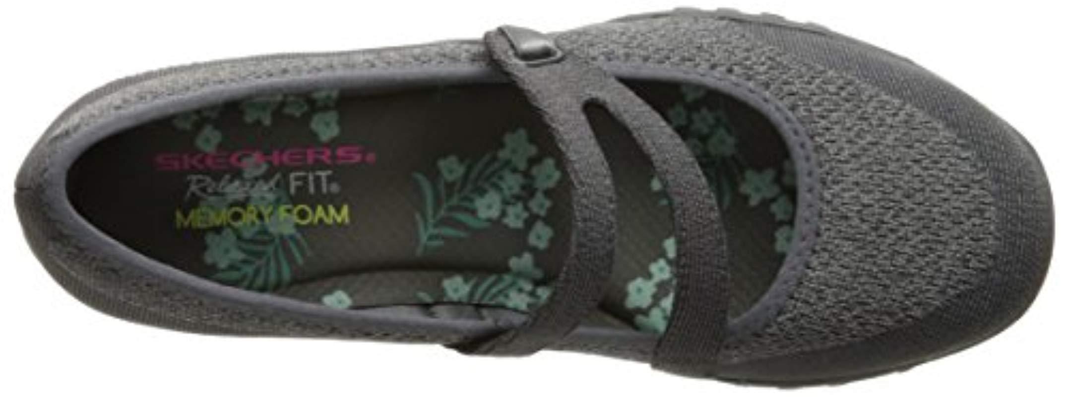 skechers sport women's breathe easy lovestory mary jane flat