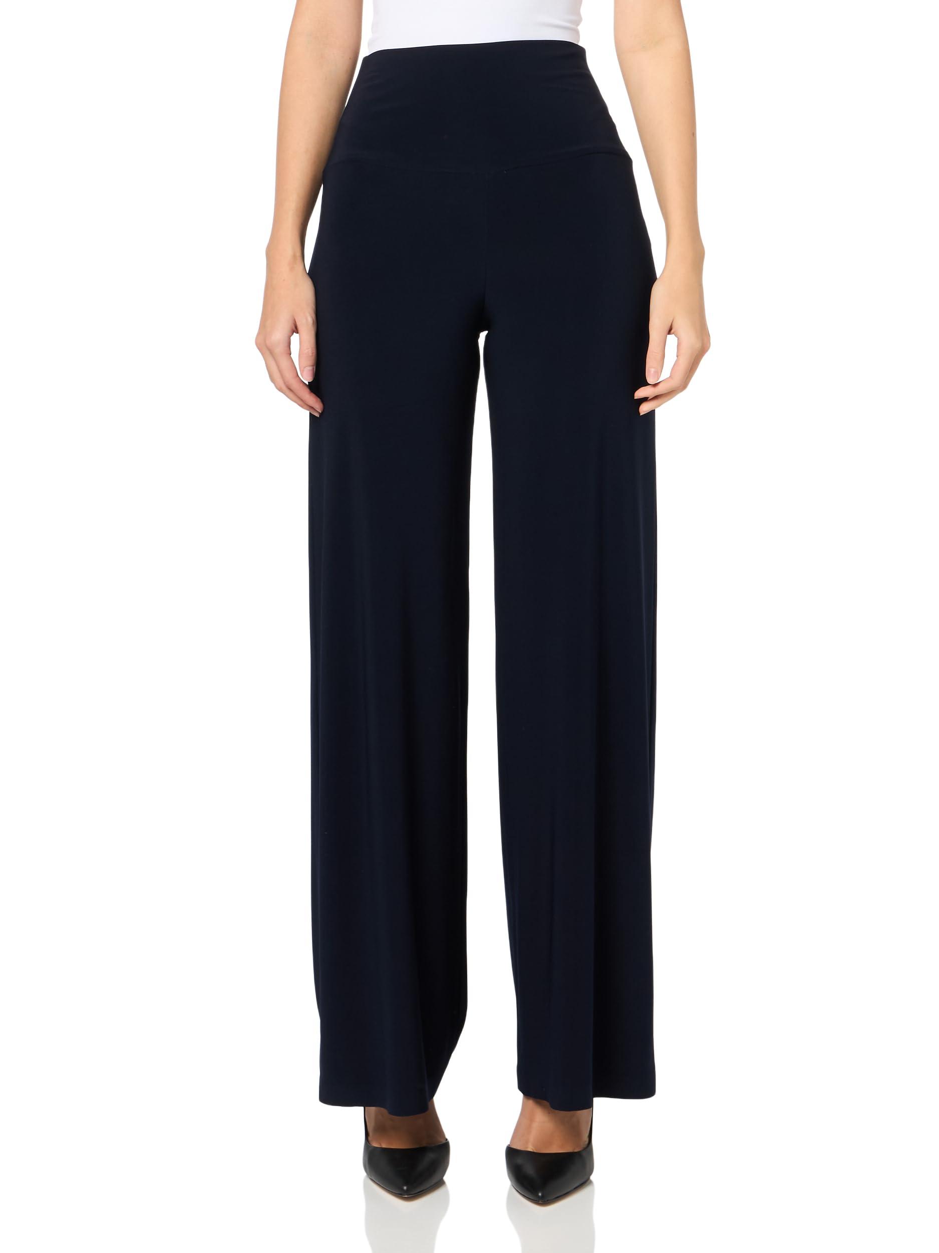 パンツ NORMA KAMALI Women Straight Pants KK1267PL019012 BLUE STRAIGHT LEG PANT – Midnight – Norma Kamali