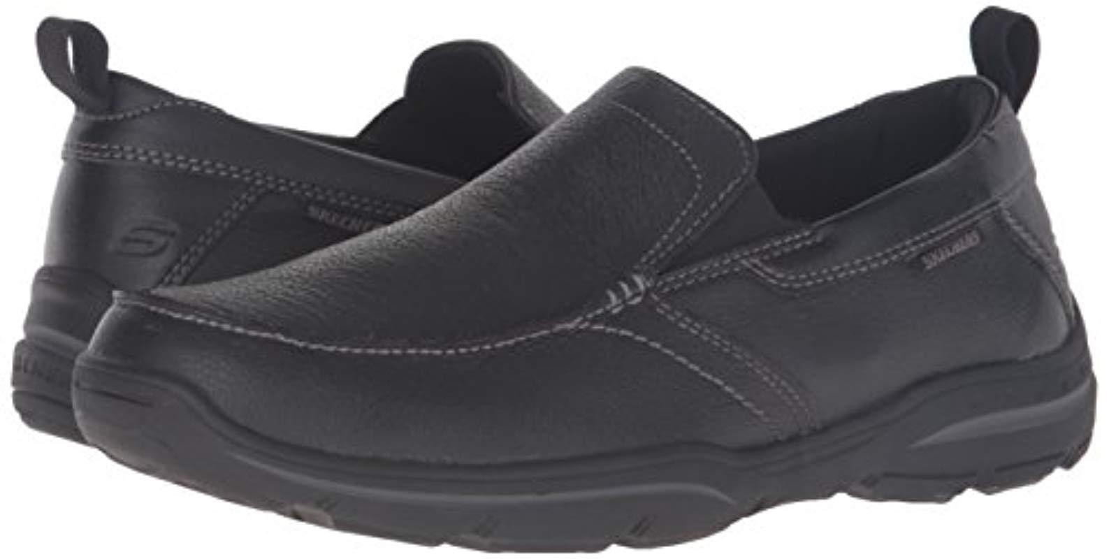 Skechers Canvas Relaxed Fit: Harper - Forde Slip-on Loafer in Black ...