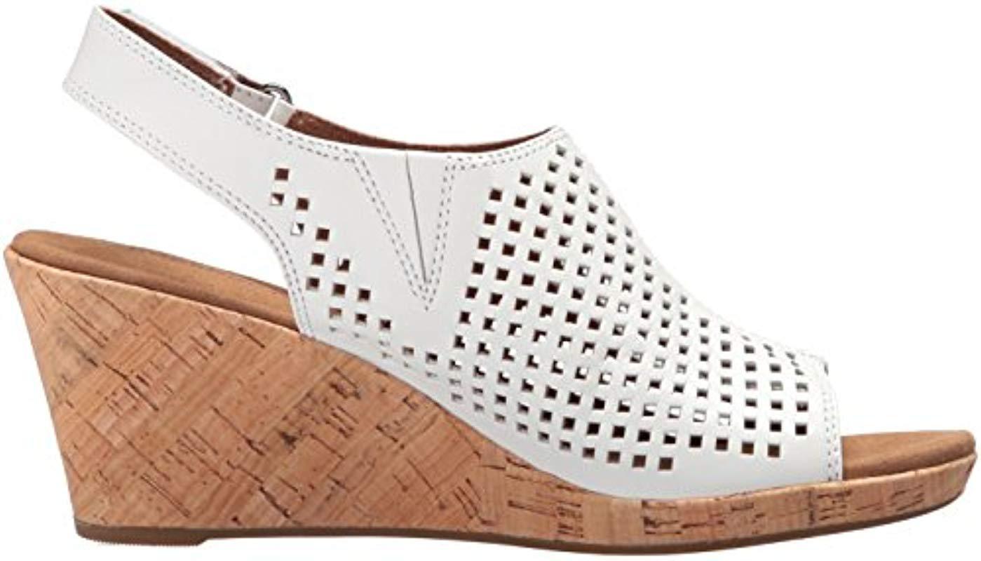women's briah perforated slingback wedges