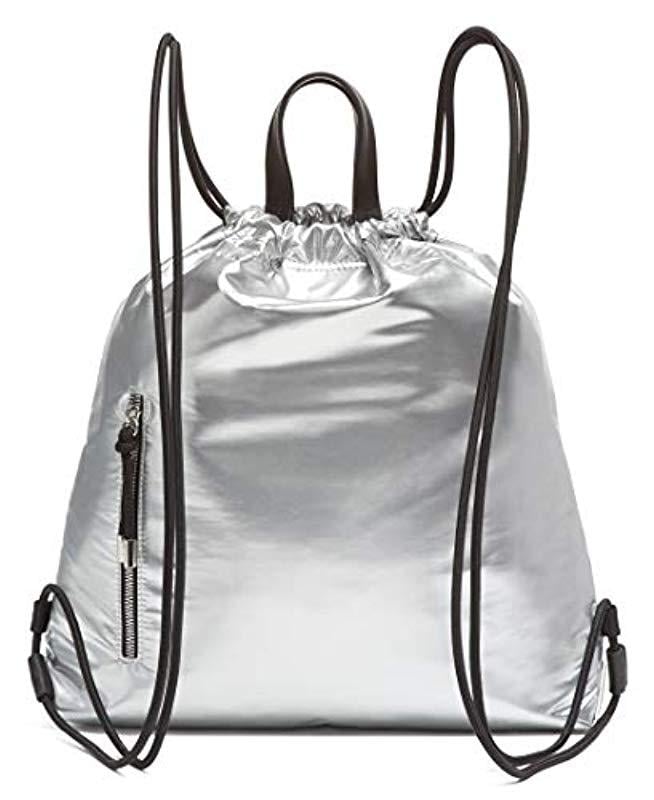 calvin klein silver backpack