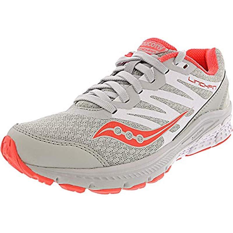 Saucony Powergrid Linchpin Running Shoe in Grey/Coral (Gray) - Save 8% -  Lyst