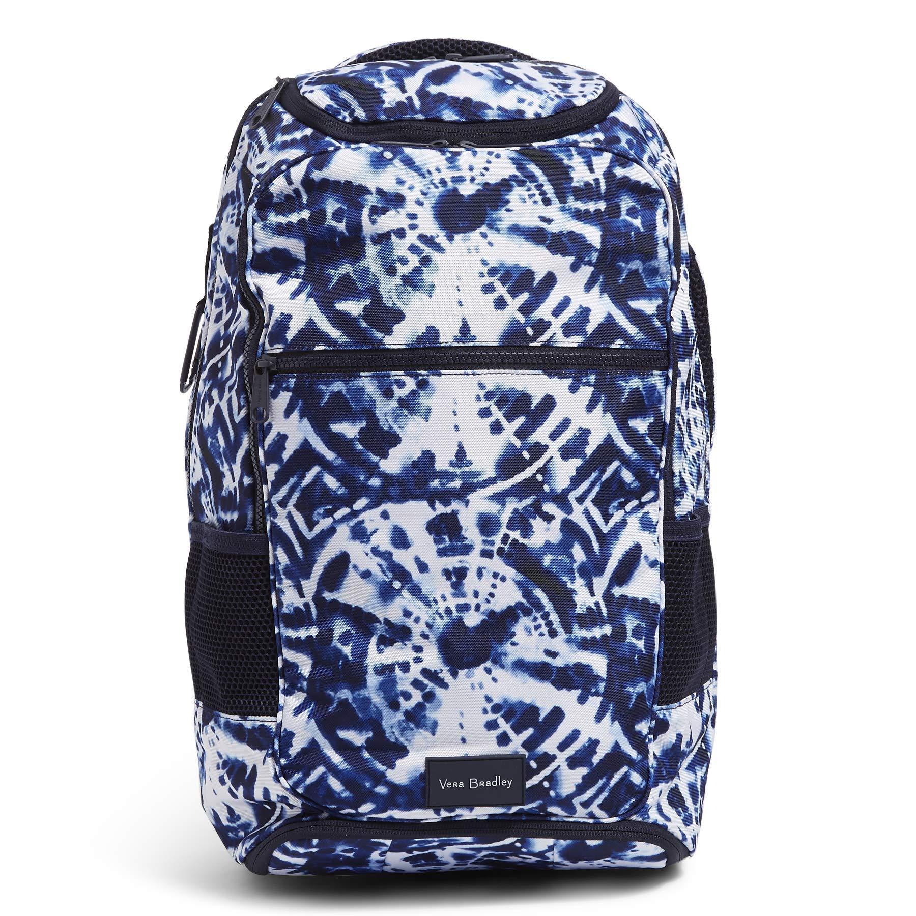 Vera Bradley Recycled Lighten Up Reactive Journey Backpack in Blue Lyst