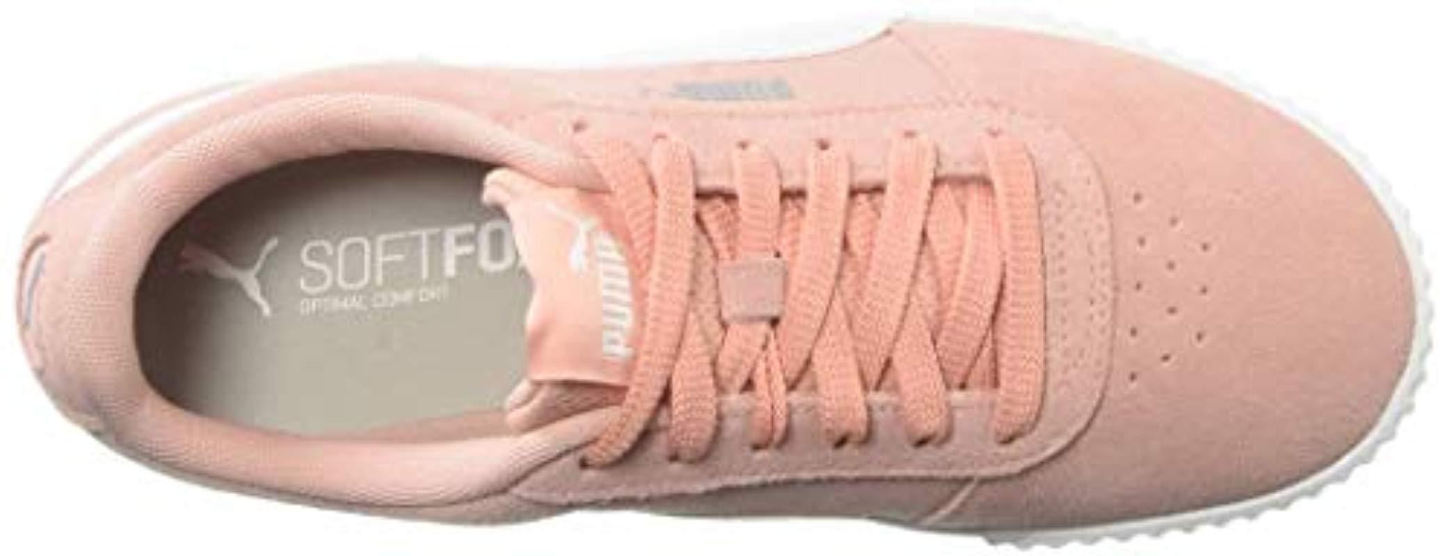 PUMA Suede Carina Sneaker in Pink - Lyst