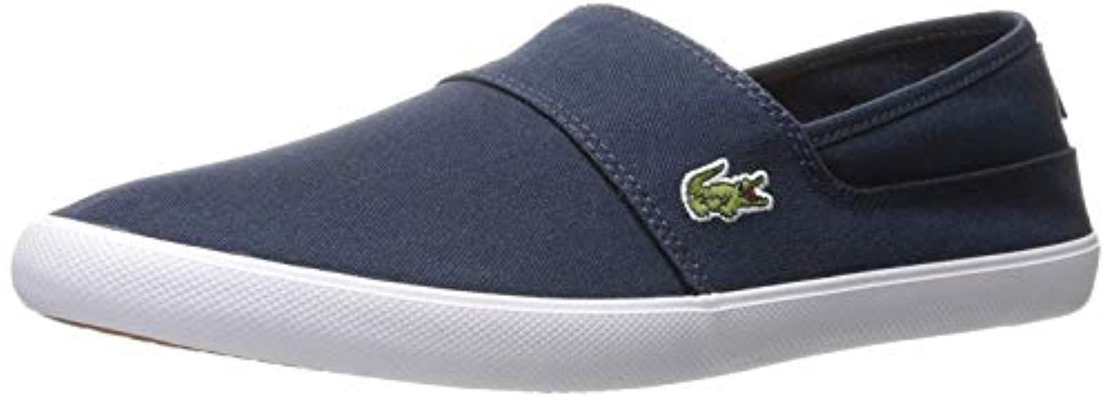 Lacoste Marice Bl 2 Canvas Slip-on Pumps in Blue for Men | Lyst