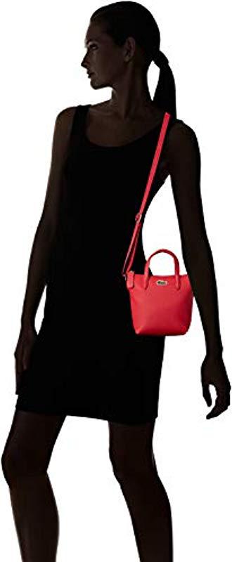 lacoste xs shopping cross bag