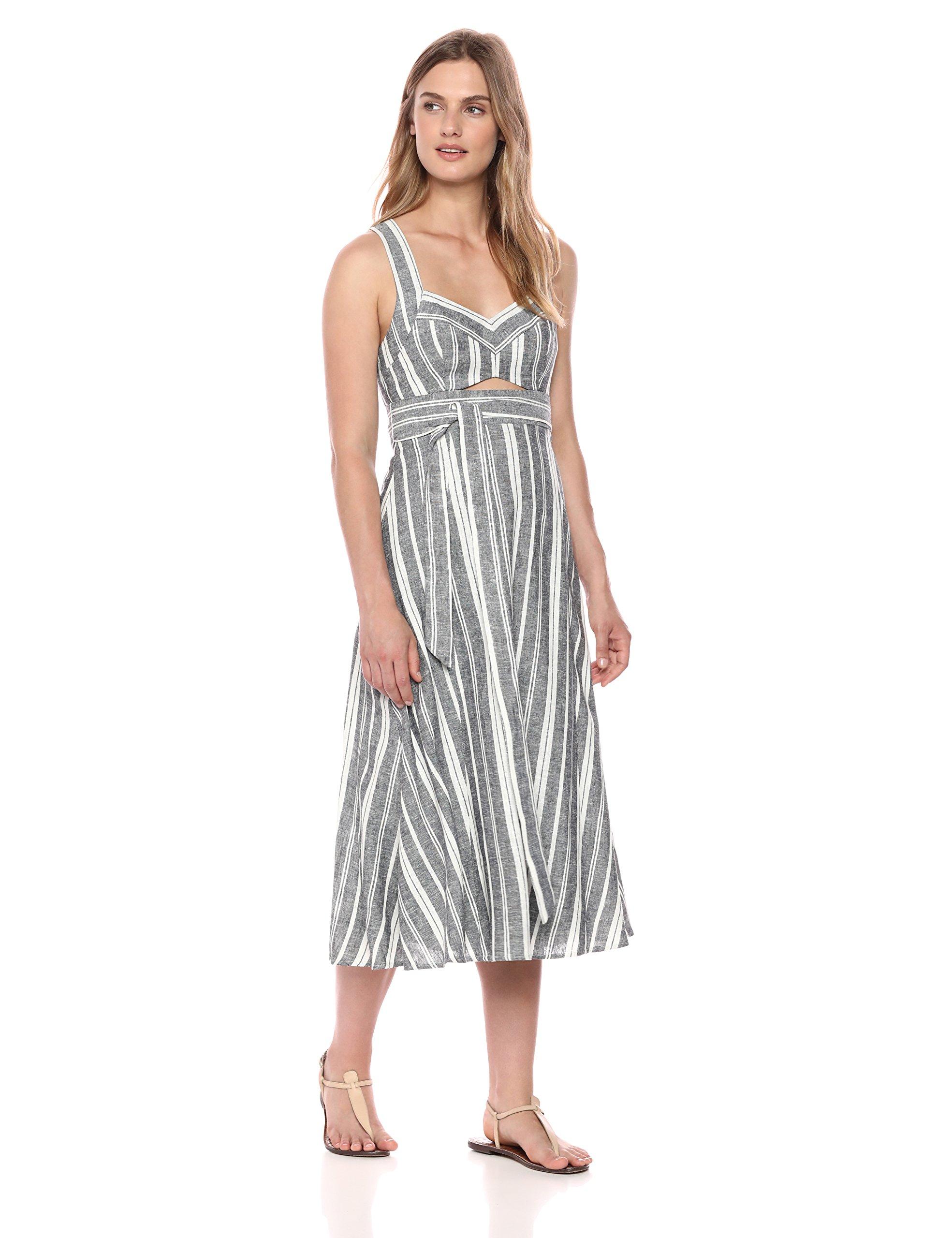 bcbg crossover midi dress
