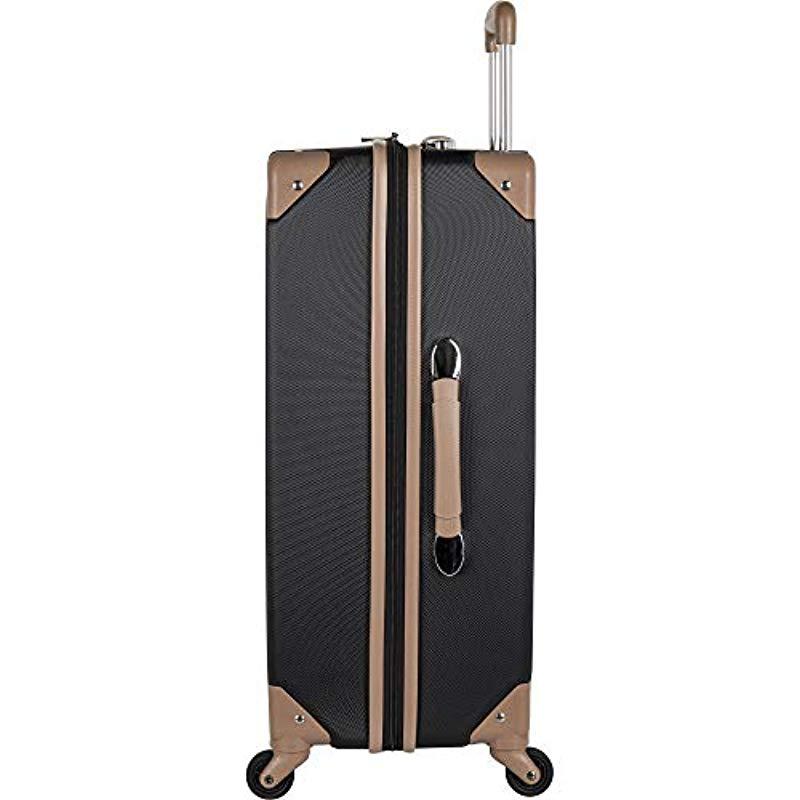 black rolling suitcase