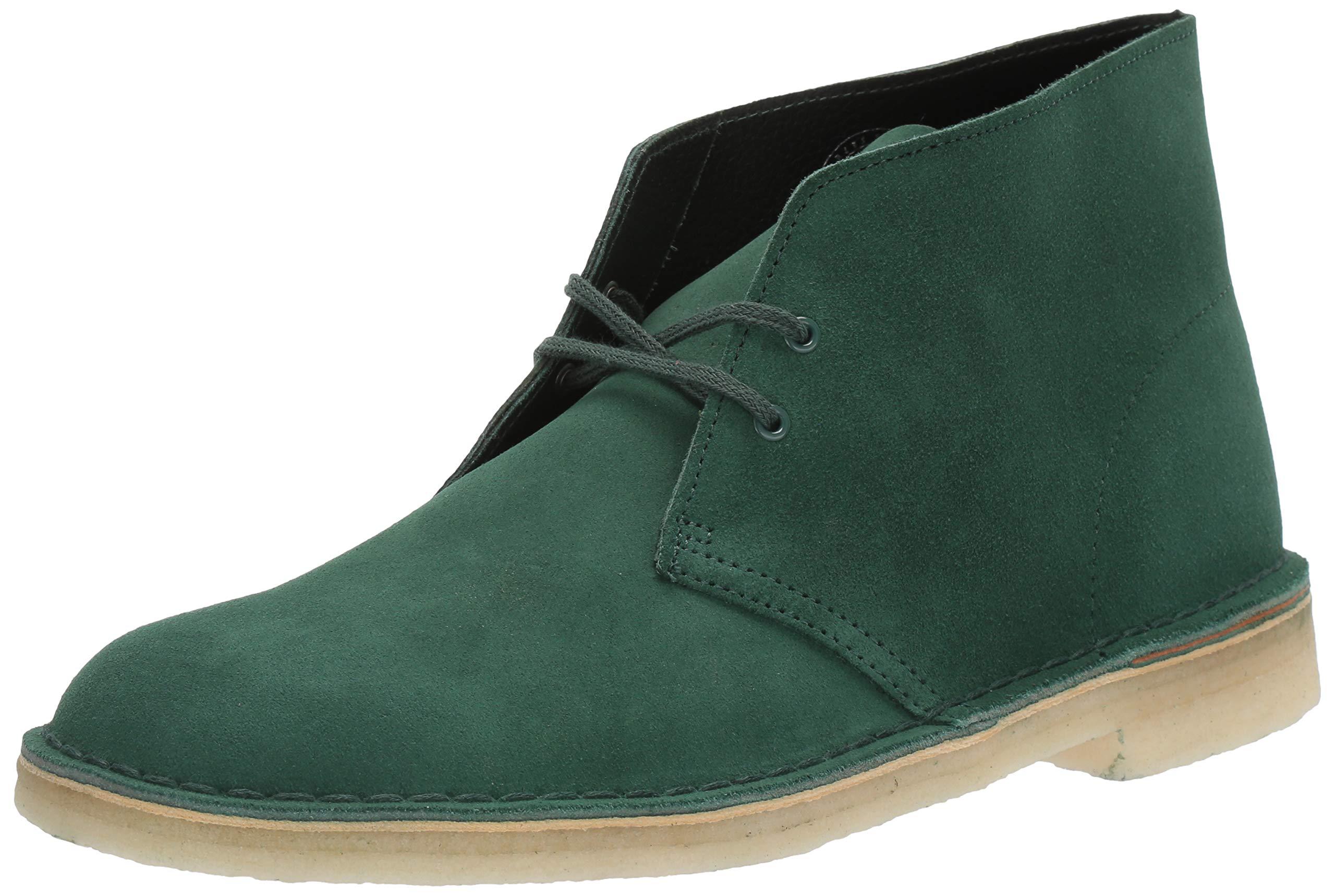 Clarks Leather Desert Chukka Boot in Forest Green Suede (Green) for Men |  Lyst