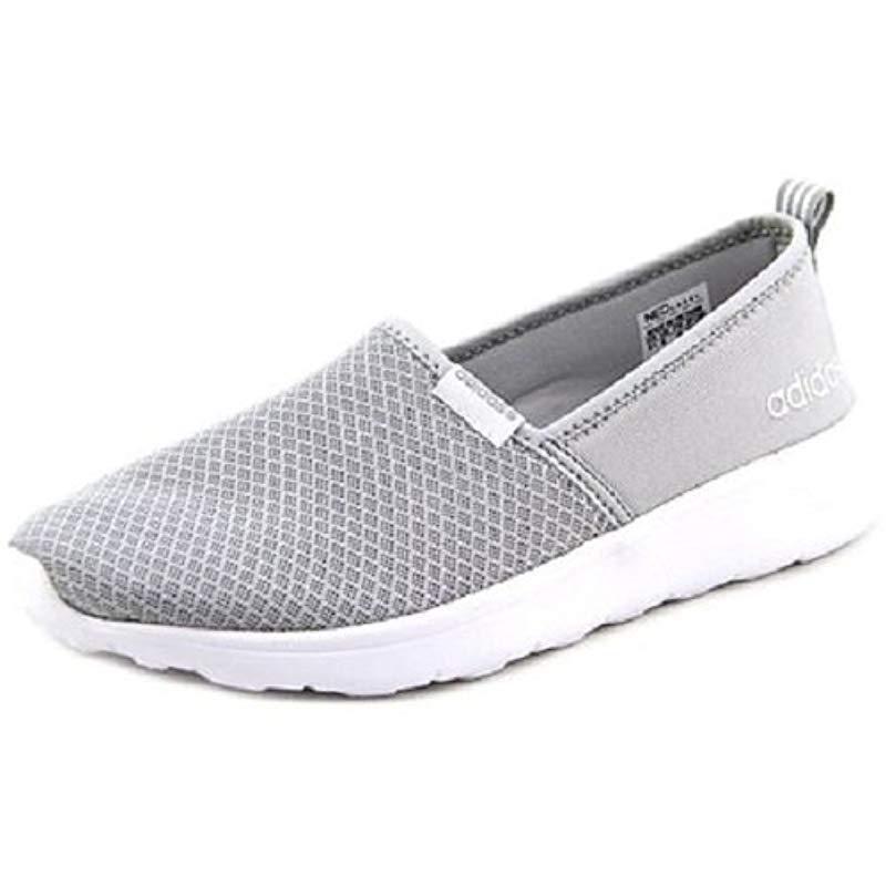 adidas women's neo cloudfoam lite racer slip on shoes