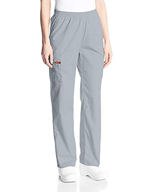 Dickies Signature Elastic Waist Scrubs Pant in Gray Save 28 Lyst