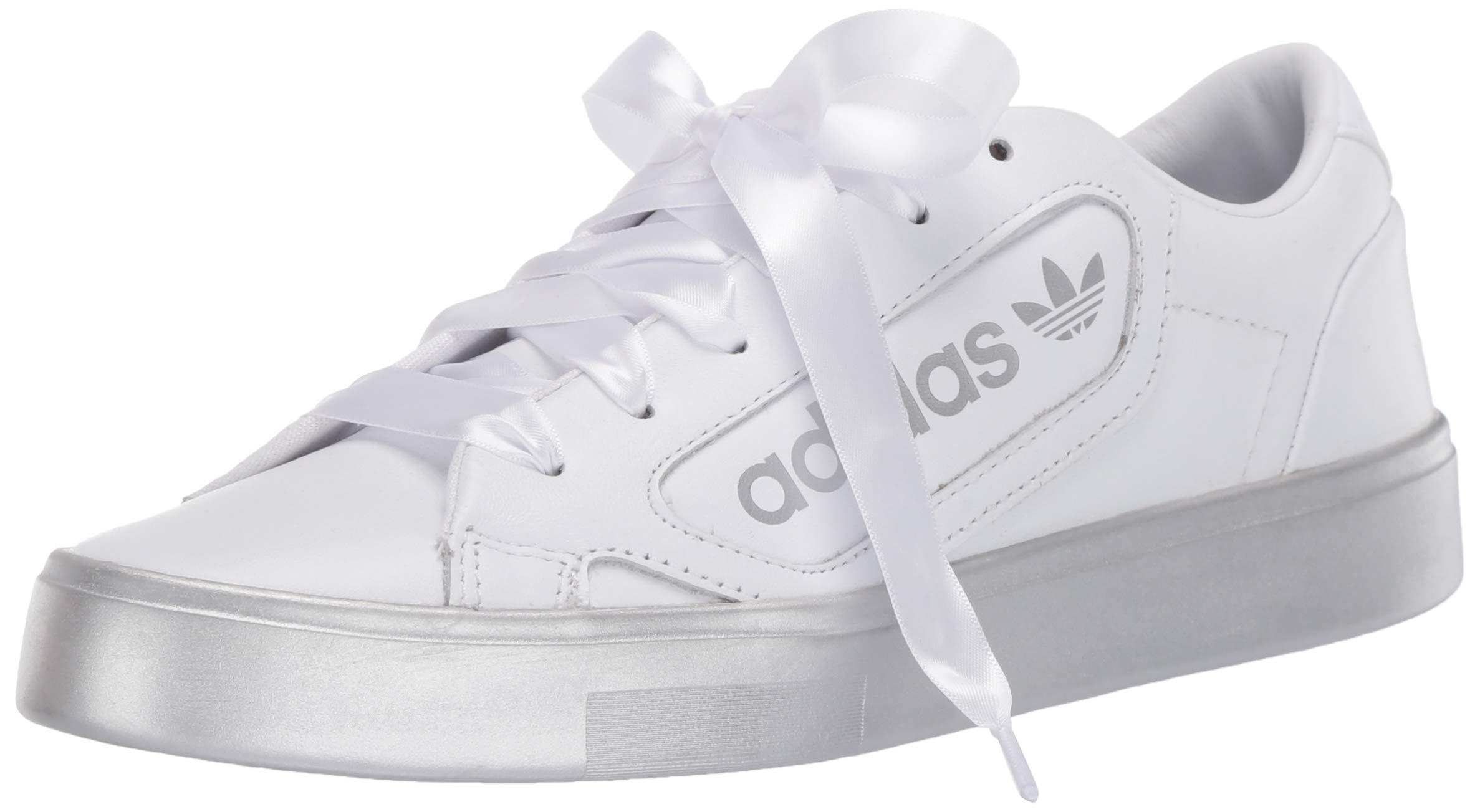 adidas Originals Sleek Women's Sneakers - Silver / Silver Metallic, Size 6.5 | Lyst