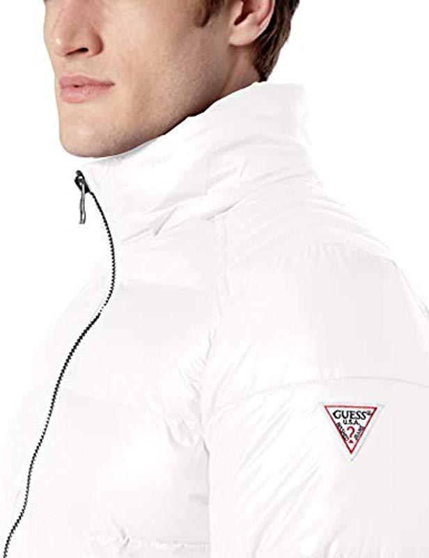 white guess jacket mens