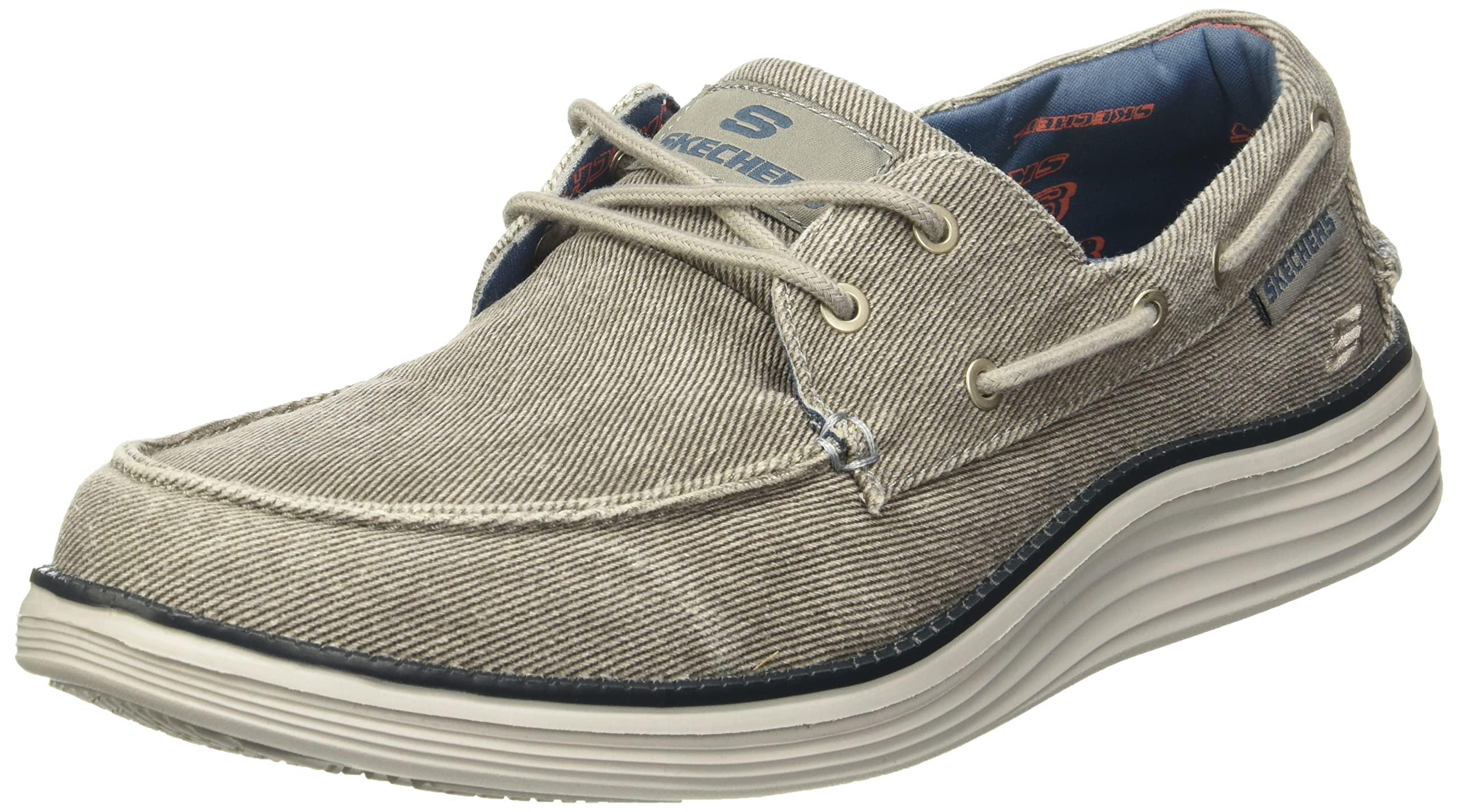 Skechers Status 2.0 Lorano Lace Up Mens Shoes Loafers / Casual Shoes in  Gray for Men | Lyst