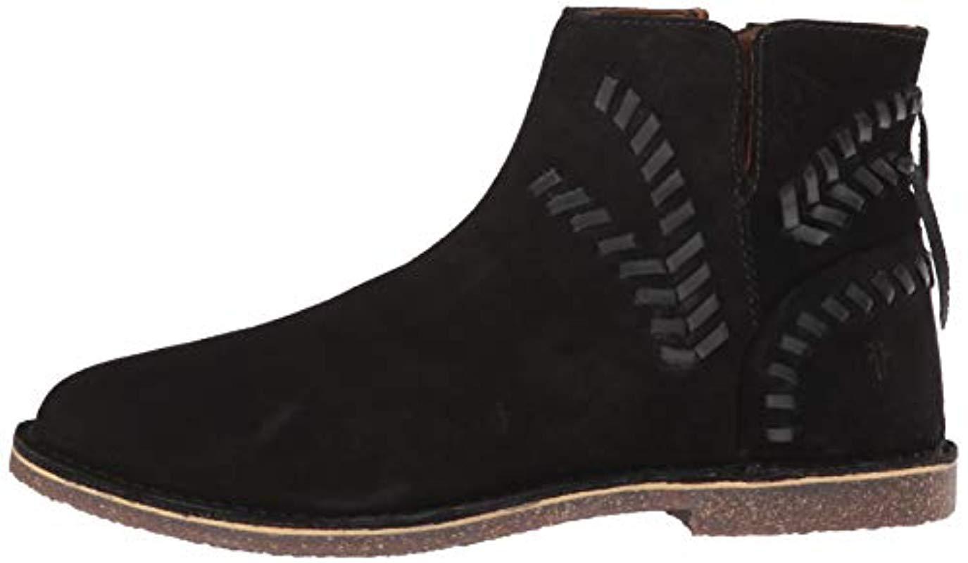 frye sierra whipstitch bootie