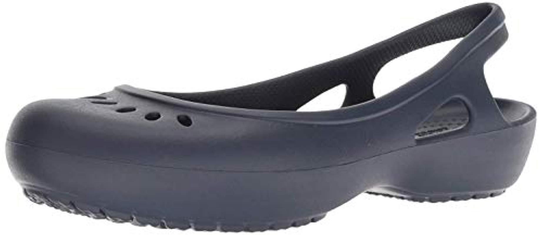 crocs slingback flats