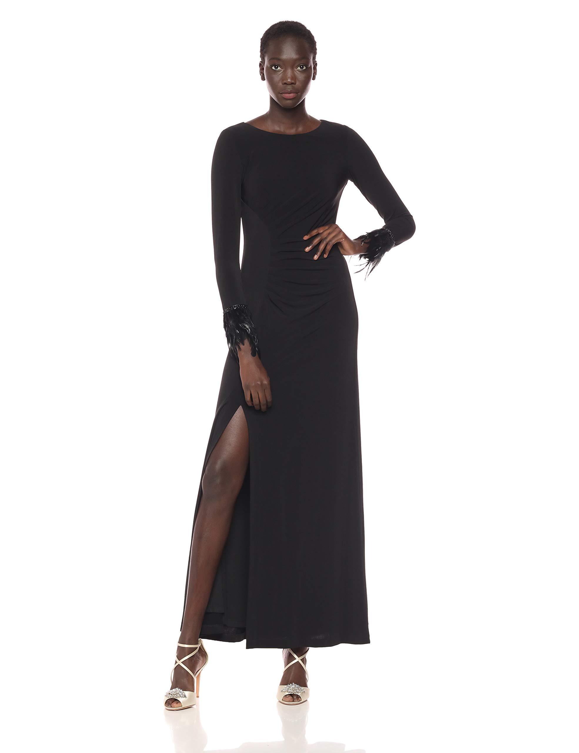 calvin klein feather dress