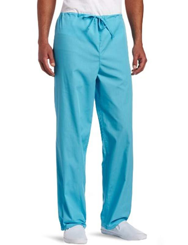 Dickies Unisex Everyday Scrubs (eds) Drawstring Pants in Blue for Men