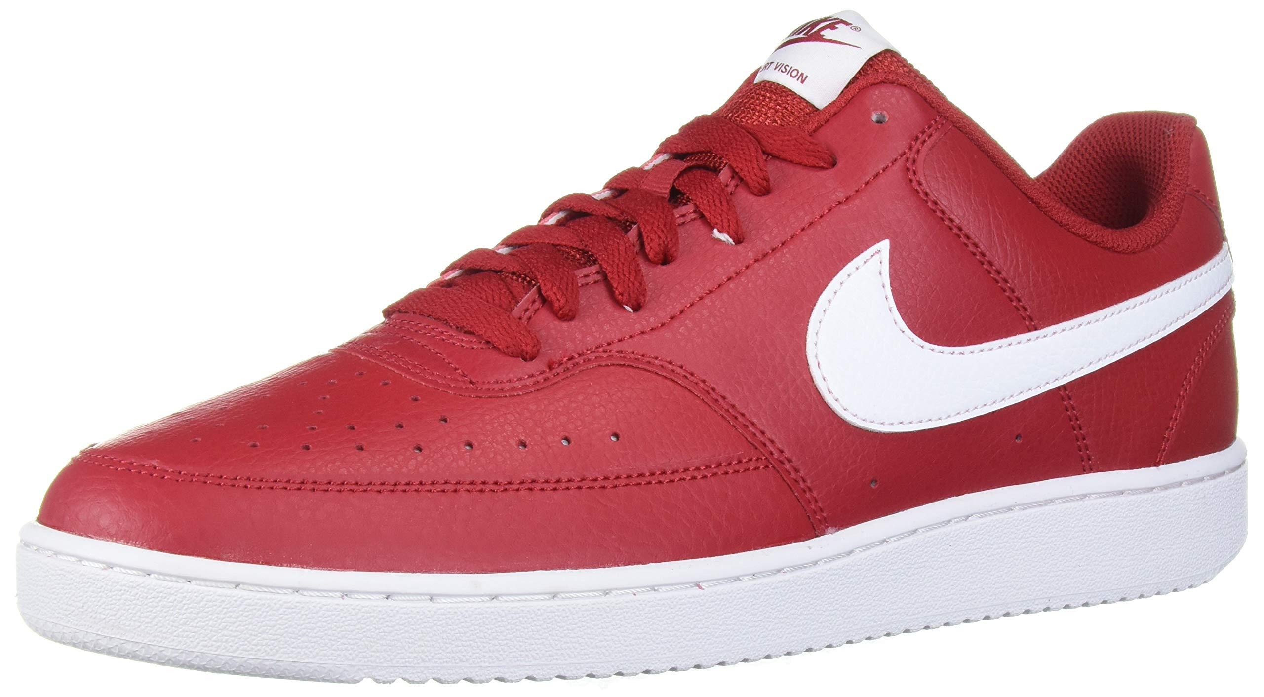 Nike Synthetic Court Vision Low Shoe in Red for Men | Lyst