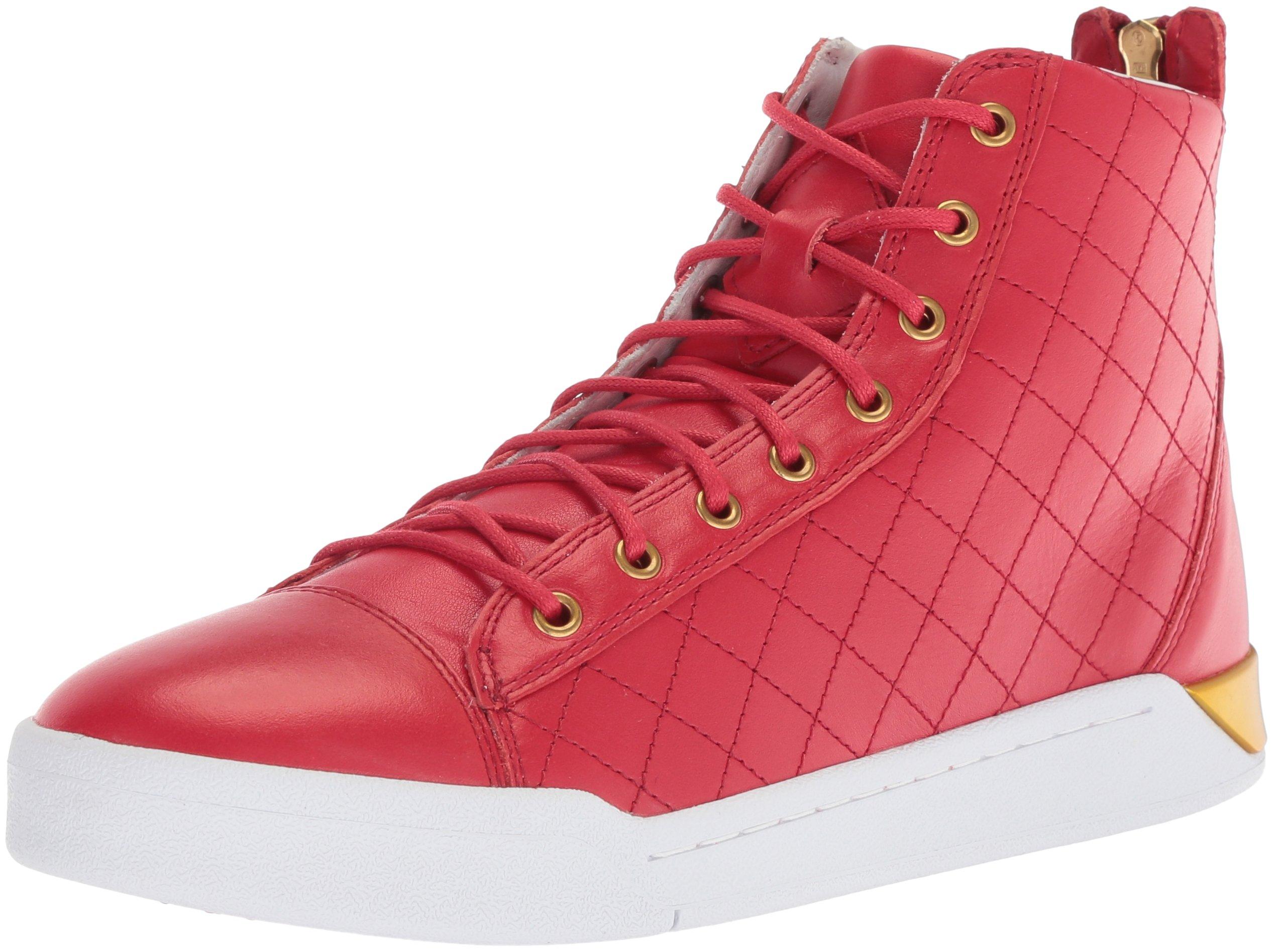 DIESEL Tempus Diamond Fashion Sneaker in Red for Men | Lyst