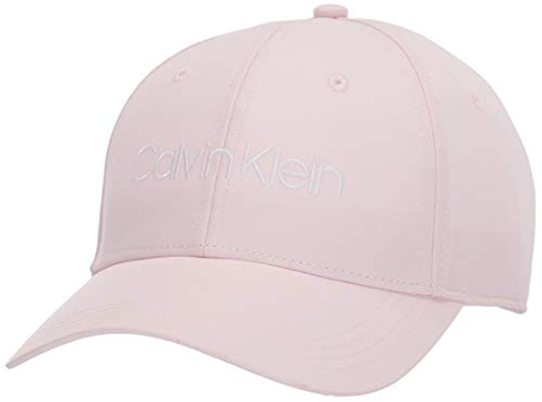 calvin klein pink cap