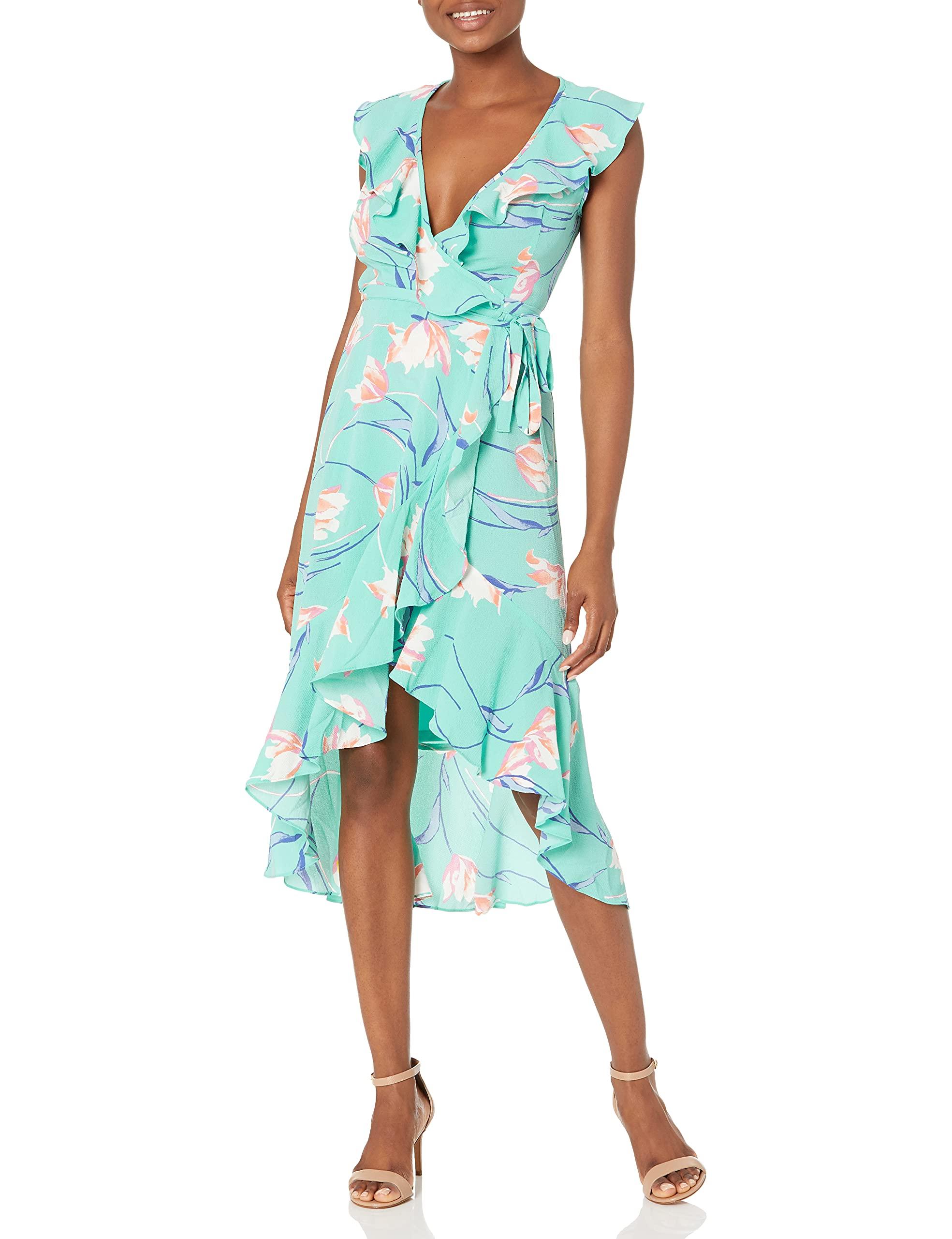 donna morgan blue dress