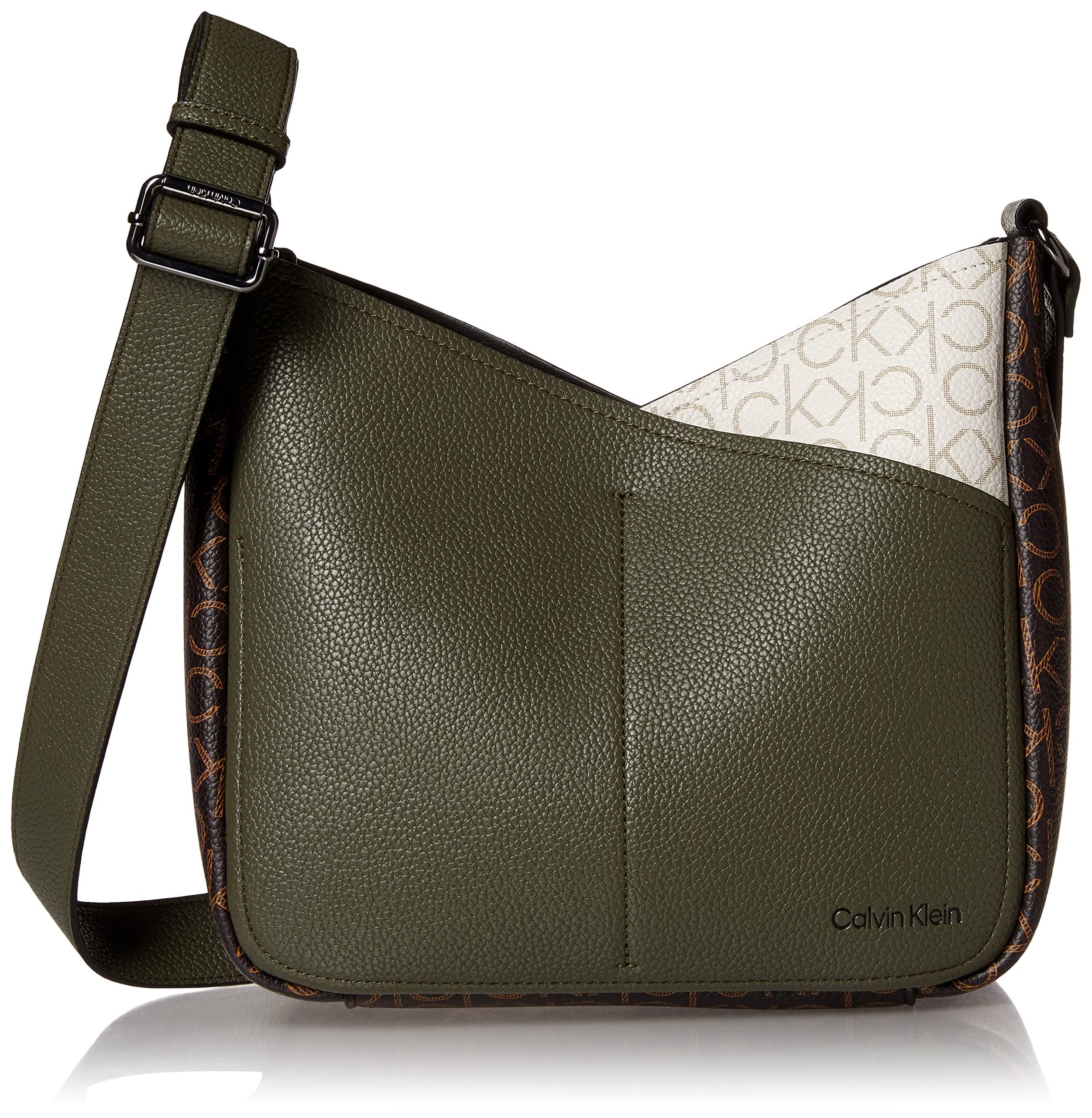 Calvin Klein Hudson Top Zip Signature Crossbody  Cross body bag pattern,  Calvin klein handbags, Bags