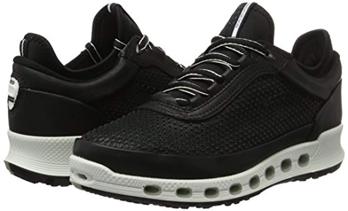 Ecco Leather Cool 2.0 Gore-tex Textile Sneaker in Black/Black (Black) | Lyst