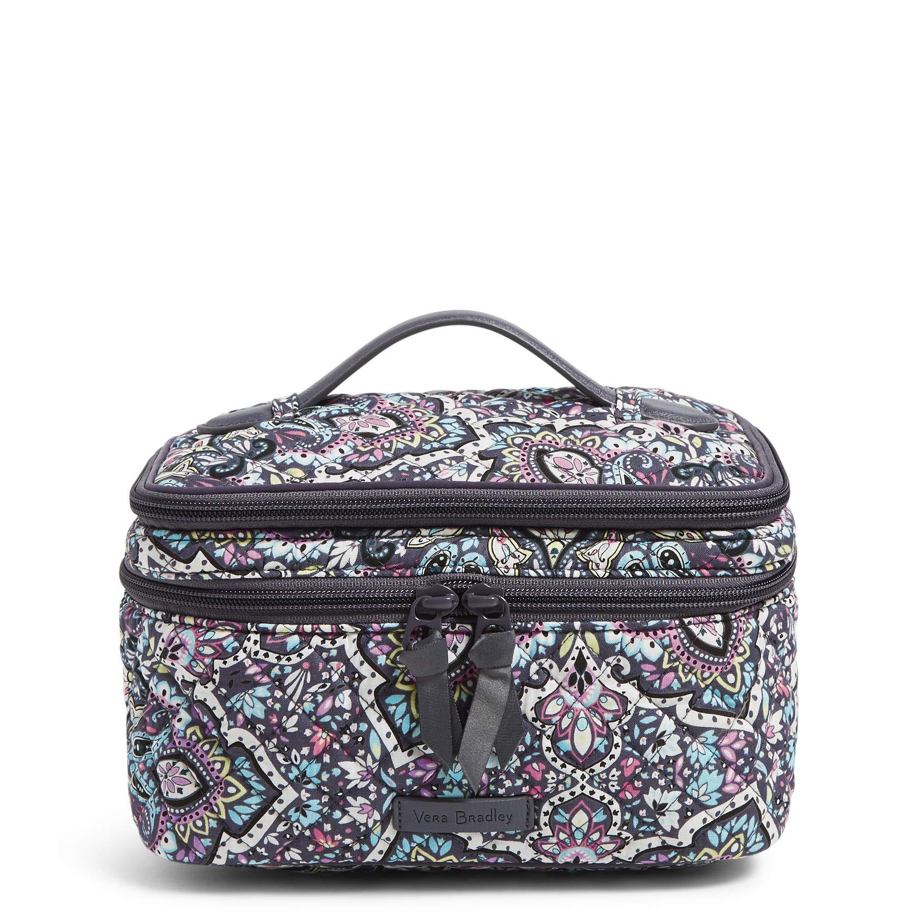 Vera Bradley Signature Cotton Brush Up Cosmetic Makeup Organizer Case in  French Paisley (Blue) | Lyst