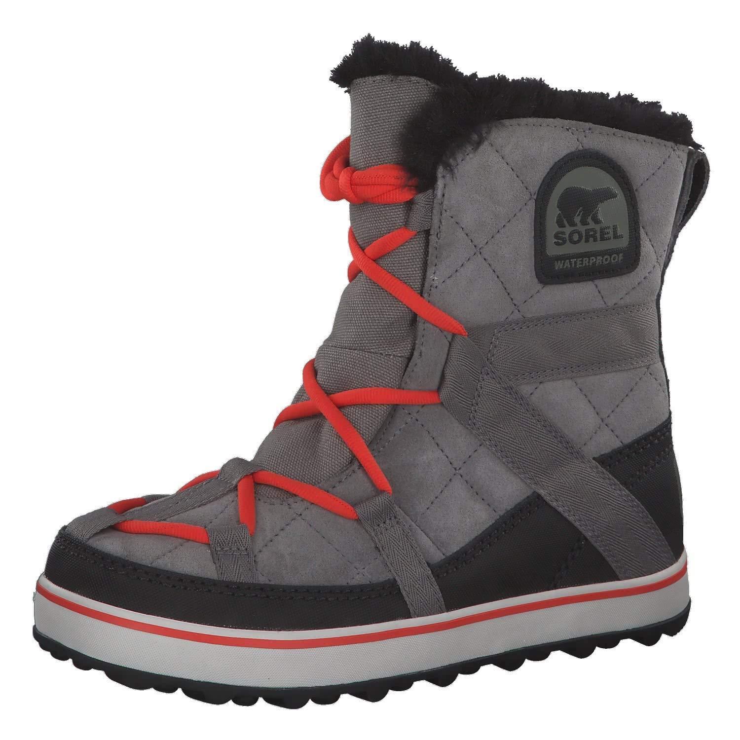 Sorel Felt Glacy Explorer Shortie Snow Boot in Black | Lyst