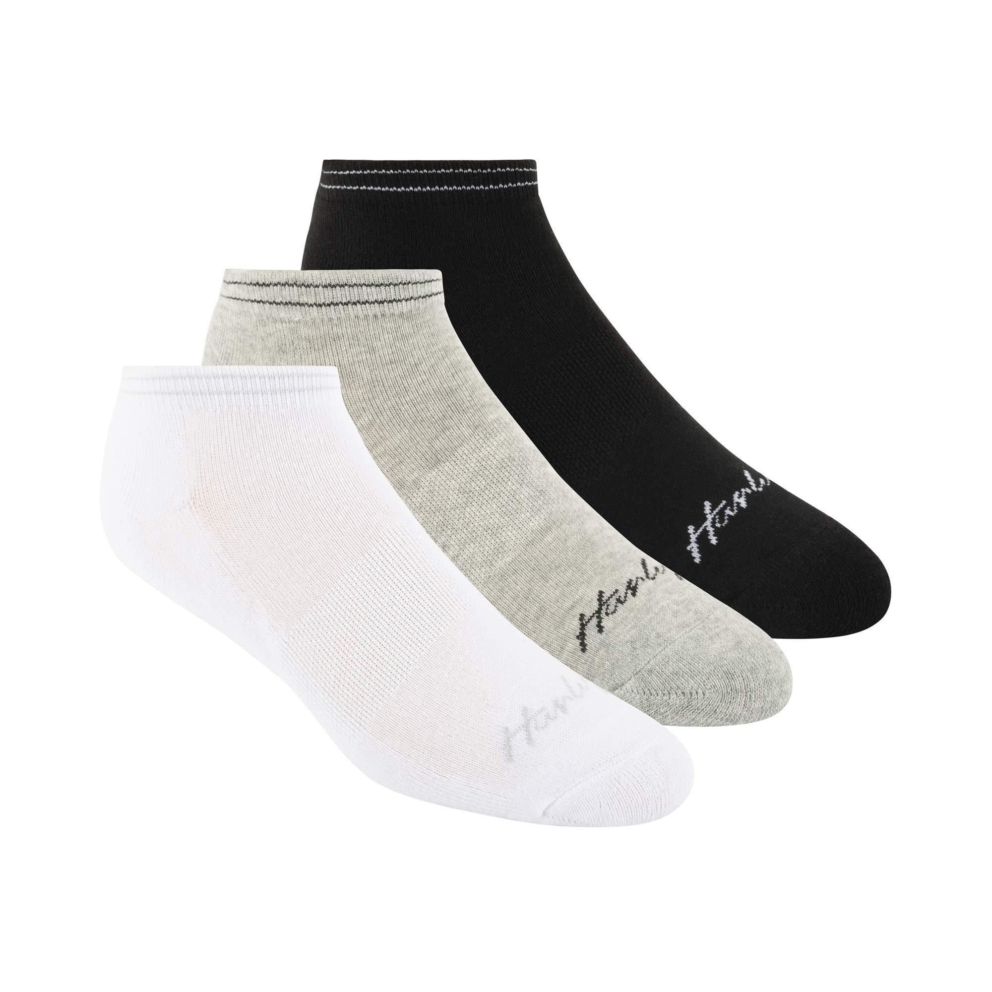 Hurley womens 6 Pack Non Terry Low Cut Socks
