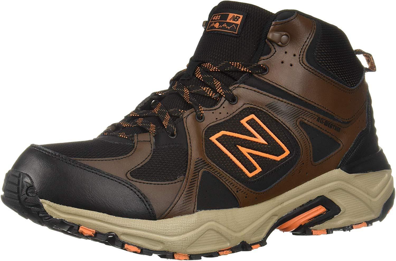 New Balance Leather 481 V3 Mid-cut Hiking Shoe in Black for Men - Lyst