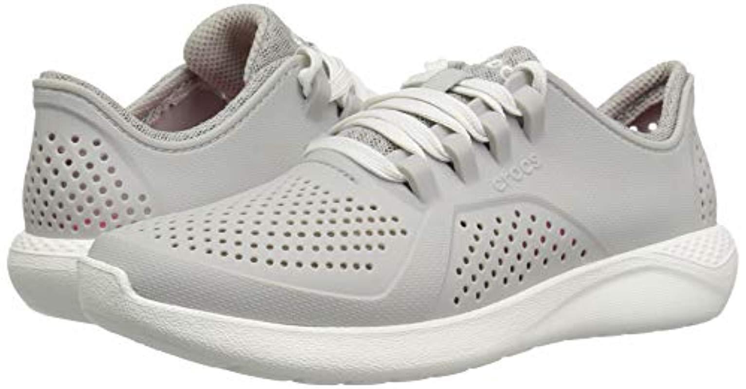 crocs white sneakers